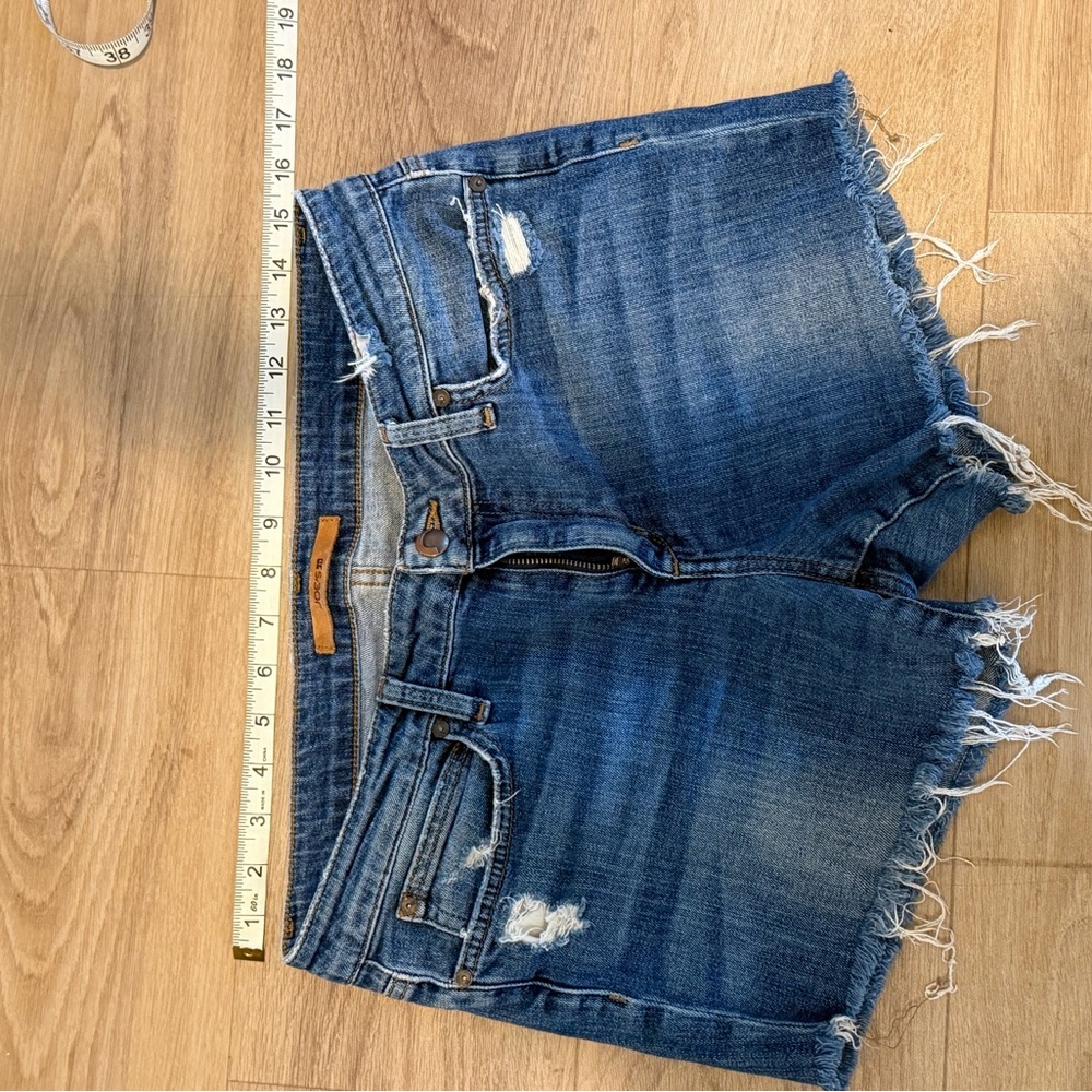 Joe's Jeans Blue Distressed Jean Shorts